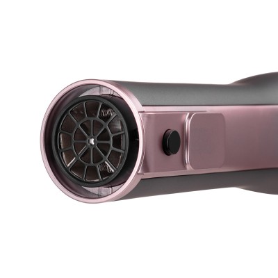 Фен-щітка Ardesto Brush Pink Touch, 1200Вт, 2 швидкості, 2 темп. режими, LED-дисплей, функція іонізації , 4 насадки, сірий+ роже Фен-щітка Ardesto Brush Pink Touch, 1200Вт, 2 швидкості, 2 темп. режими, LED-дисплей, функція іонізації , 4 насадки, сірий+ роже