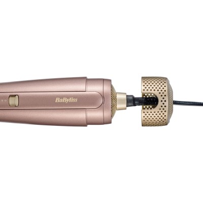 Фен-щітка Babyliss Air Power Volume, 1000Вт, 2 режими, дифузор, іоніз-я, хол. обдув, кераміка, рожевий (AS95E) Фен-щітка Babyliss Air Power Volume, 1000Вт, 2 режими, дифузор, іоніз-я, хол. обдув, кераміка, рожевий (AS95E)