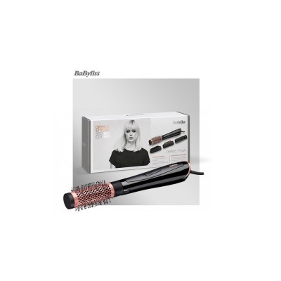 Фен-щітка Babyliss, 1000Вт, 2 режими, іоніз-я, хол. обдув, кераміка, чорний (AS126E) Фен-щітка Babyliss, 1000Вт, 2 режими, іоніз-я, хол. обдув, кераміка, чорний (AS126E)