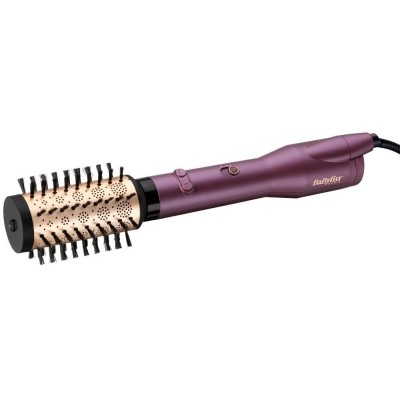 Фен-щітка Babyliss, 650Вт, 2 режими, іоніз-я, хол. обдув, оберт. насадок, кераміка, фіолетовий (AS950E) Фен-щітка Babyliss, 650Вт, 2 режими, іоніз-я, хол. обдув, оберт. насадок, кераміка, фіолетовий (AS950E)