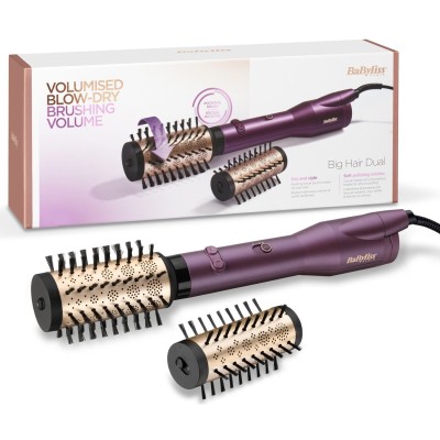 Фен-щітка Babyliss, 650Вт, 2 режими, іоніз-я, хол. обдув, оберт. насадок, кераміка, фіолетовий (AS950E) Фен-щітка Babyliss, 650Вт, 2 режими, іоніз-я, хол. обдув, оберт. насадок, кераміка, фіолетовий (AS950E)