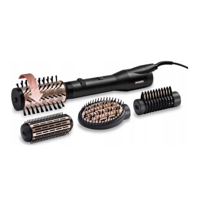 Фен-щітка Babyliss, 650Вт, 2 режими, хол. обдув, кераміка, чорний (AS970E) Фен-щітка Babyliss, 650Вт, 2 режими, хол. обдув, кераміка, чорний (AS970E)