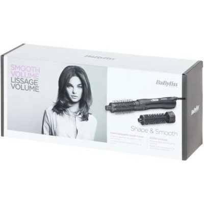Фен-щітка Babyliss, 800Вт, 2 режими, хол. обдув, кераміка, чорний (AS82E) Фен-щітка Babyliss, 800Вт, 2 режими, хол. обдув, кераміка, чорний (AS82E)