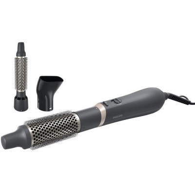 Фен-щітка Philips 3000 Series, 800Вт, 3 режими, хол. обдув, кераміка, сірий (BHA301/00) Фен-щітка Philips 3000 Series, 800Вт, 3 режими, хол. обдув, кераміка, сірий (BHA301/00)