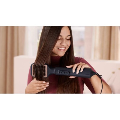 Фен-щітка Philips 5000 Series 1000Вт, 3 режими, іонізація, 5 насадок, синій (BHA530/00) Фен-щітка Philips 5000 Series 1000Вт, 3 режими, іонізація, 5 насадок, синій (BHA530/00)
