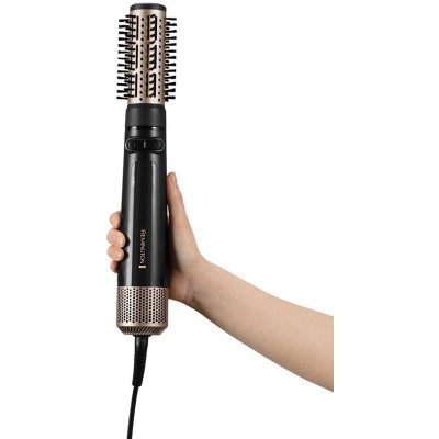 Фен-щітка Remington Blow Dry & Style Caring, 1000Вт, 2 режими, іонізація, хол. обдув, кераміка, чорний (AS7580) Фен-щітка Remington Blow Dry & Style Caring, 1000Вт, 2 режими, іонізація, хол. обдув, кераміка, чорний (AS7580)