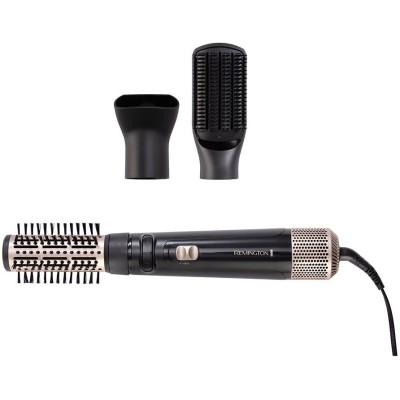 Фен-щітка Remington Blow Dry & Style Caring, 1000Вт, 2 режими, іонізація, хол. обдув, кераміка, чорний (AS7580) Фен-щітка Remington Blow Dry & Style Caring, 1000Вт, 2 режими, іонізація, хол. обдув, кераміка, чорний (AS7580)