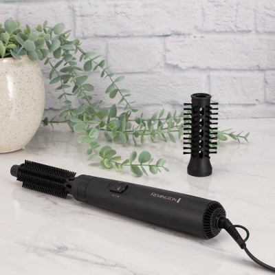 Фен-щітка Remington Dry & Style Caring, 400Вт, 2 режими, іоніз-я, кераміка, чорний (AS7100) Фен-щітка Remington Dry & Style Caring, 400Вт, 2 режими, іоніз-я, кераміка, чорний (AS7100)