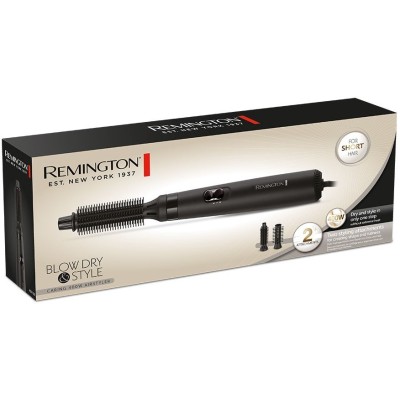 Фен-щітка Remington Dry & Style Caring, 400Вт, 2 режими, іоніз-я, кераміка, чорний (AS7100) Фен-щітка Remington Dry & Style Caring, 400Вт, 2 режими, іоніз-я, кераміка, чорний (AS7100)