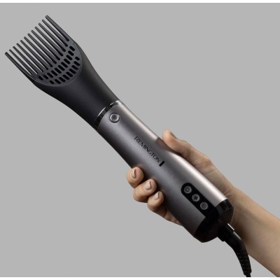 Фен-щітка Remington ProLuxe You Adaptive, 1000Вт, 3 режими, іонізація, хол. обдув, кераміка, сірий (AS9880) Фен-щітка Remington ProLuxe You Adaptive, 1000Вт, 3 режими, іонізація, хол. обдув, кераміка, сірий (AS9880)