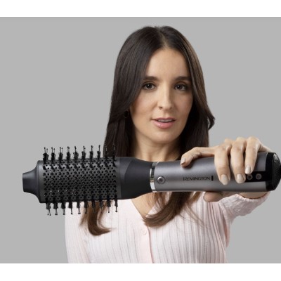 Фен-щітка Remington ProLuxe You Adaptive, 1000Вт, 3 режими, іонізація, хол. обдув, кераміка, сірий (AS9880) Фен-щітка Remington ProLuxe You Adaptive, 1000Вт, 3 режими, іонізація, хол. обдув, кераміка, сірий (AS9880)