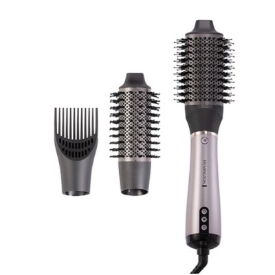 Фен-щітка Remington ProLuxe You Adaptive, 1000Вт, 3 режими, іонізація, хол. обдув, кераміка, сірий (AS9880) Фен-щітка Remington ProLuxe You Adaptive, 1000Вт, 3 режими, іонізація, хол. обдув, кераміка, сірий (AS9880)