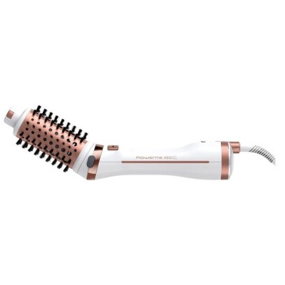 Фен-щітка Rowenta Brush Activ' Ultimate Care, 700Вт, 3 режими, іоніз-я, хол. обдув, оберт. насадок, кераміка, біло-золотий (CF97 Фен-щітка Rowenta Brush Activ' Ultimate Care, 700Вт, 3 режими, іоніз-я, хол. обдув, оберт. насадок, кераміка, біло-золотий (CF97