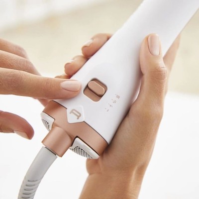 Фен-щітка Rowenta Brush Activ' Ultimate Care, 700Вт, 3 режими, іоніз-я, хол. обдув, оберт. насадок, кераміка, біло-золотий (CF97 Фен-щітка Rowenta Brush Activ' Ultimate Care, 700Вт, 3 режими, іоніз-я, хол. обдув, оберт. насадок, кераміка, біло-золотий (CF97