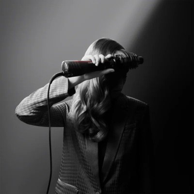 Фен-щітка Rowenta Karl Lagerfeld K/Pro Stylist, 750Вт, 2 режими, іоніз-я, хол. обдув, оберт. насадок, турмалін, чорний (CF961LF0 Фен-щітка Rowenta Karl Lagerfeld K/Pro Stylist, 750Вт, 2 режими, іоніз-я, хол. обдув, оберт. насадок, турмалін, чорний (CF961LF0