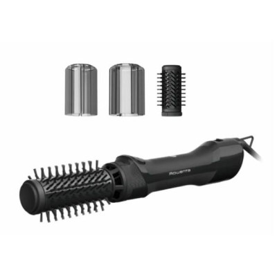Фен-щітка Rowenta Renewal Brush Active, 1000Вт, 3 режими, іоніз-я, хол. обдув, оберт. насадка, 2 насадки, кераміка, чорний (UB95 Фен-щітка Rowenta Renewal Brush Active, 1000Вт, 3 режими, іоніз-я, хол. обдув, оберт. насадка, 2 насадки, кераміка, чорний (UB95