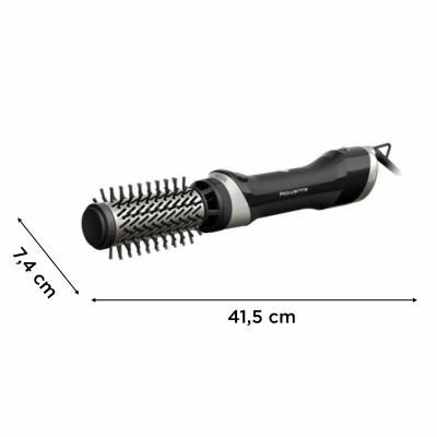Фен-щітка Rowenta Renewal Brush Active, 1000Вт, 3 режими, іоніз-я, хол. обдув, оберт. насадка, 5 насадок, кераміка, чорний (UB95 Фен-щітка Rowenta Renewal Brush Active, 1000Вт, 3 режими, іоніз-я, хол. обдув, оберт. насадка, 5 насадок, кераміка, чорний (UB95
