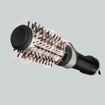 Фен-щітка Rowenta Renewal Brush Active, 1000Вт, 3 режими, іоніз-я, хол. обдув, оберт. насадка, 5 насадок, кераміка, чорний (UB95 Фен-щітка Rowenta Renewal Brush Active, 1000Вт, 3 режими, іоніз-я, хол. обдув, оберт. насадка, 5 насадок, кераміка, чорний (UB95