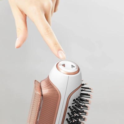 Фен-щітка Rowenta Reverso Dry&Brush 2в1, 1200Вт, 3 режими, іоніз-я, хол. обдув, насадок-2, кераміка, біло-золотистий (CF9820F0) Фен-щітка Rowenta Reverso Dry&Brush 2в1, 1200Вт, 3 режими, іоніз-я, хол. обдув, насадок-2, кераміка, біло-золотистий (CF9820F0)