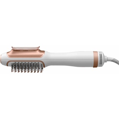 Фен-щітка Rowenta Reverso Dry&Brush 2в1, 1200Вт, 3 режими, іоніз-я, хол. обдув, насадок-2, кераміка, біло-золотистий (CF9820F0) Фен-щітка Rowenta Reverso Dry&Brush 2в1, 1200Вт, 3 режими, іоніз-я, хол. обдув, насадок-2, кераміка, біло-золотистий (CF9820F0)