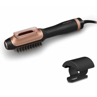 Фен-щітка Rowenta Reverso Dry&Brush 2в1, 1200Вт, 3 режими, іоніз-я, хол. обдув, насадок-2, кераміка, чорний-золотистий (CF9840F0 Фен-щітка Rowenta Reverso Dry&Brush 2в1, 1200Вт, 3 режими, іоніз-я, хол. обдув, насадок-2, кераміка, чорний-золотистий (CF9840F0