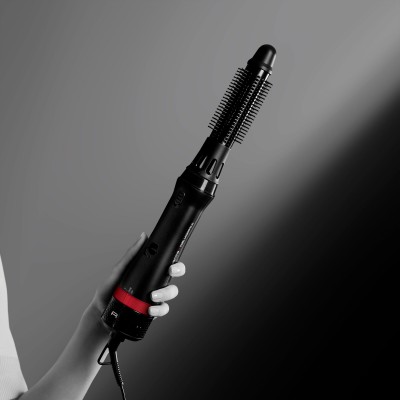 Фен-щітка Rowenta x Karl Lagerfeld Express Style, 800Вт, 3 режими, іоніз-я, чохол, чорний (CF635LF0) Фен-щітка Rowenta x Karl Lagerfeld Express Style, 800Вт, 3 режими, іоніз-я, чохол, чорний (CF635LF0)