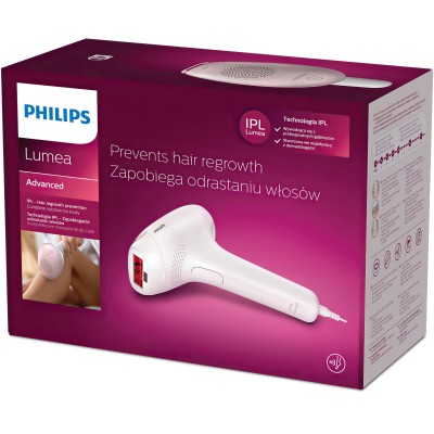 Фотоепілятор Philips Lumea IPL 7000 Series, від мережі, кіл-ть спалах.-250000, 5 Дж/см?, 4 см2, футляр, білий (SC1994/00)