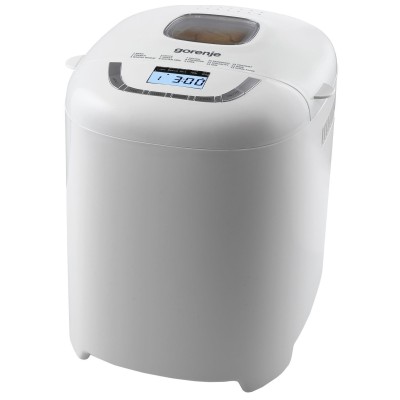 Хлібопічка Gorenje 550Вт, програм-15, макс.вага -0.9кг, форма прямокутник, пластик, білий (BM910WII) Хлібопічка Gorenje 550Вт, програм-15, макс.вага -0.9кг, форма прямокутник, пластик, білий (BM910WII)