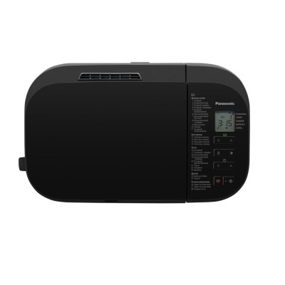 Хлібопічка Panasonic 550Вт, програм-28, макс.вага -1.25кг, форма-прямокутник, пластик, чорний (SD-R2530KTS) Хлібопічка Panasonic 550Вт, програм-28, макс.вага -1.25кг, форма-прямокутник, пластик, чорний (SD-R2530KTS)