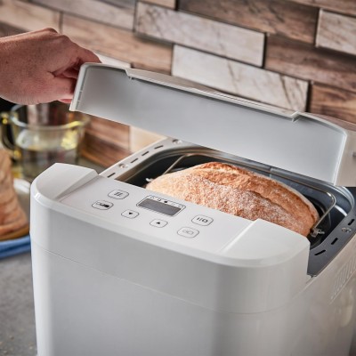 Хлібопічка Russell Hobbs 600Вт, програм-12, макс.вага -1кг, форма-прямокутник, пластик, білий (27260-56)