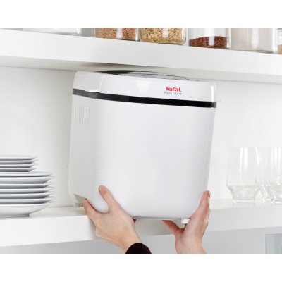 Хлібопічка Tefal PainDore 720Вт, програм-1, макс. вага -1кг, форма-прямокутник, пластик, чорно-білий (PF210138) Хлібопічка Tefal PainDore 720Вт, програм-1, макс. вага -1кг, форма-прямокутник, пластик, чорно-білий (PF210138)