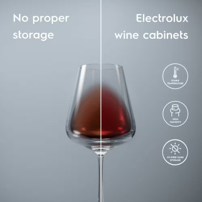 Холодильник Electrolux вбудований для вина, 82x30х57, полок - 6, зон - 1, бут-20, ST, чорний (EWUS020B5B) Холодильник Electrolux вбудований для вина, 82x30х57, полок - 6, зон - 1, бут-20, ST, чорний (EWUS020B5B)