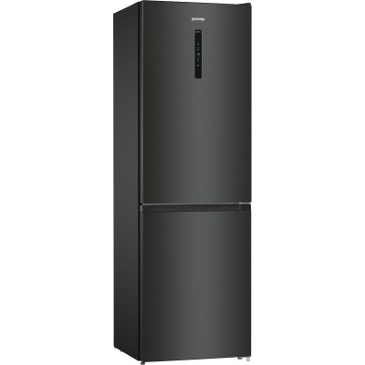 Холодильник Gorenje NRK619EABXL4 з нижн. мороз. камерою, 185х60х60см, 2 дв., Х- 204л, М- 96л, A+, NoFrost Plus, Fresh zone, чорн