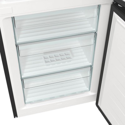 Холодильник Gorenje NRK619EABXL4 з нижн. мороз. камерою, 185х60х60см, 2 дв., Х- 204л, М- 96л, A+, NoFrost Plus, Fresh zone, чорн