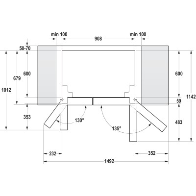 Холодильник Gorenje SBS, 179x68x91см, 2 дв., Х- 368л, М- 167л, A++, NF Plus, Інвертор, диспенсер, Дисплей, сірий (NRS9EVX1) Холодильник Gorenje SBS, 179x68x91см, 2 дв., Х- 368л, М- 167л, A++, NF Plus, Інвертор, диспенсер, Дисплей, сірий (NRS9EVX1)