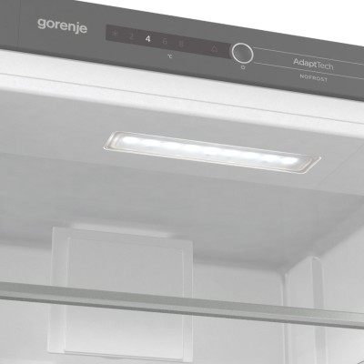 Холодильник Gorenje вбудований з нижн. мороз., 177х55х54см, 2 двері, 180(68)л, А+, NF, Зона св-ті, Диспл, Біли (NRKI218EA0)