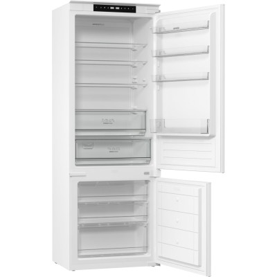 Холодильник Gorenje вбудований з нижн. мороз., 193,7x69x55см, 2 двері,341(84)л, А++, NF+, Зона св-ті, Диспл, Біли (NRKI619EA3)