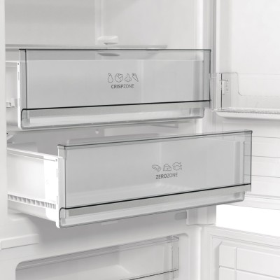 Холодильник Gorenje вбудований з нижн. мороз., 193,7x69x55см, 2 двері,341(84)л, А++, NF+, Зона св-ті, Диспл, Біли (NRKI619EA3)