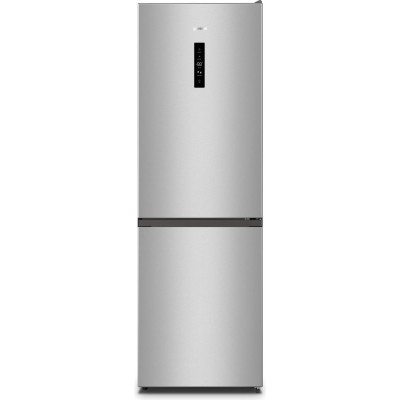 Холодильник Gorenje з нижн. мороз., 185х60х60см, 2 дв., Х- 207л, М- 93л, A+, NoFrost Plus, Fresh zone, дисплей, сірий (NRK619FAS Холодильник Gorenje з нижн. мороз., 185х60х60см, 2 дв., Х- 207л, М- 93л, A+, NoFrost Plus, Fresh zone, дисплей, сірий (NRK619FAS