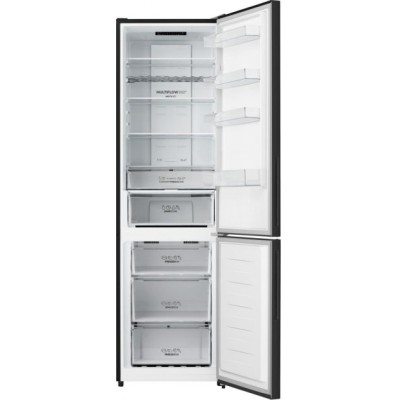 Холодильник Gorenje, з нижн. мороз. камерою,200х60х60см, 2 дв., Х- 238л, М- 98л, A++, NoFrost Plus, Fresh zone, дисплей,чорне ск Холодильник Gorenje, з нижн. мороз. камерою,200х60х60см, 2 дв., Х- 238л, М- 98л, A++, NoFrost Plus, Fresh zone, дисплей,чорне ск