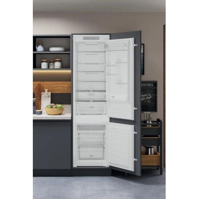 Холодильник Hotpoint вбудований з нижн. мороз., 193,5x54х54, холод.відд.-212л, мороз.відд.-68л, 2дв., А+, NF, інв., зона нульова