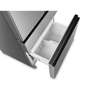 Холодильник SBS Gorenje NRM8181UX, франц.дверцята, 182x80x71см, 2 дв., Х- 299л, М- 122л, A+, NF,  Інвертор, Дисплей, Сірий