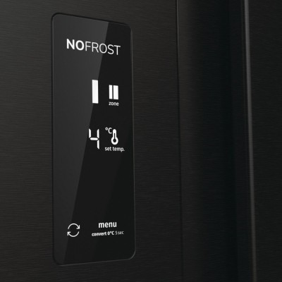Холодильник SBS Gorenje, 179х67х92см, 2 двері, 353(191)л, А++, NF+, Інв., Зона св-ті, диспенсер, генератор льоду, Зовн. Диспл, ч Холодильник SBS Gorenje, 179х67х92см, 2 двері, 353(191)л, А++, NF+, Інв., Зона св-ті, диспенсер, генератор льоду, Зовн. Диспл, ч