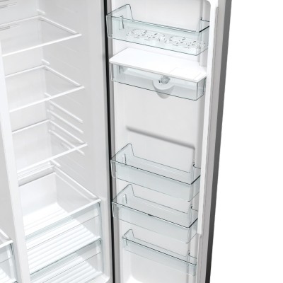 Холодильник SBS Gorenje, 179х67х92см, 2 двері, 353(191)л, А++, NF+, Інв., Зона св-ті, диспенсер, генератор льоду, Зовн. Диспл, ч Холодильник SBS Gorenje, 179х67х92см, 2 двері, 353(191)л, А++, NF+, Інв., Зона св-ті, диспенсер, генератор льоду, Зовн. Диспл, ч