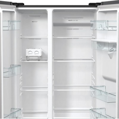 Холодильник SBS Gorenje, 179х67х92см, 2 двері, 353(191)л, А++, NF+, Інв., Зона св-ті, диспенсер, генератор льоду, Зовн. Диспл, ч Холодильник SBS Gorenje, 179х67х92см, 2 двері, 353(191)л, А++, NF+, Інв., Зона св-ті, диспенсер, генератор льоду, Зовн. Диспл, ч
