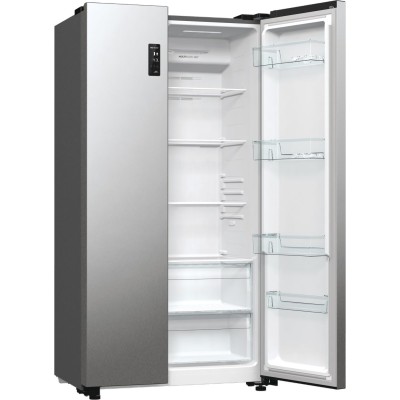 Холодильник SBS Gorenje, 179х67х92см, 2 двері, 356( 191)л, А++, NF+, Інв. , Зона св-ті, Зовн. Диспл, матовий сірий (NRR9185EAXL) Холодильник SBS Gorenje, 179х67х92см, 2 двері, 356( 191)л, А++, NF+, Інв. , Зона св-ті, Зовн. Диспл, матовий сірий (NRR9185EAXL)