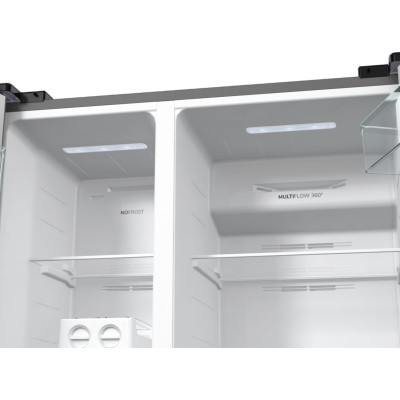 Холодильник SBS Gorenje, 179х67х92см, 2 двері, 356( 191)л, А++, NF+, Інв. , Зона св-ті, Зовн. Диспл, матовий сірий (NRR9185EAXL) Холодильник SBS Gorenje, 179х67х92см, 2 двері, 356( 191)л, А++, NF+, Інв. , Зона св-ті, Зовн. Диспл, матовий сірий (NRR9185EAXL)