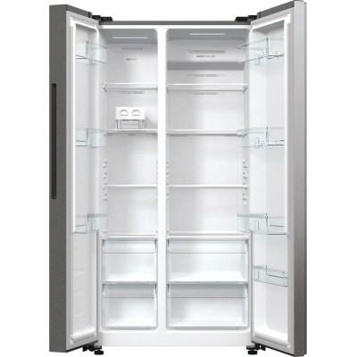Холодильник SBS Gorenje, 179х67х92см, 2 двері, 356( 191)л, А++, NF+, Інв. , Зона св-ті, Зовн. Диспл, матовий сірий (NRR9185EAXL) Холодильник SBS Gorenje, 179х67х92см, 2 двері, 356( 191)л, А++, NF+, Інв. , Зона св-ті, Зовн. Диспл, матовий сірий (NRR9185EAXL)