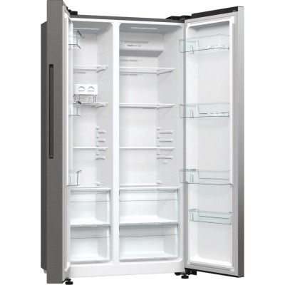 Холодильник SBS Gorenje, 179х67х92см, 2 двері, 356( 191)л, А++, NF+, Інв. , Зона св-ті, Зовн. Диспл, матовий сірий (NRR9185EAXL) Холодильник SBS Gorenje, 179х67х92см, 2 двері, 356( 191)л, А++, NF+, Інв. , Зона св-ті, Зовн. Диспл, матовий сірий (NRR9185EAXL)