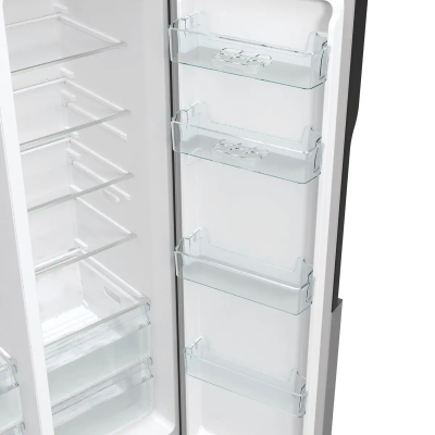 Холодильник SBS Gorenje, 179х70х92см, 2 двері, 376(190)л, А++, NF+, Інв., Зона св-ті, диспенсер, генератор льоду, Зовн. Диспл, н Холодильник SBS Gorenje, 179х70х92см, 2 двері, 376(190)л, А++, NF+, Інв., Зона св-ті, диспенсер, генератор льоду, Зовн. Диспл, н
